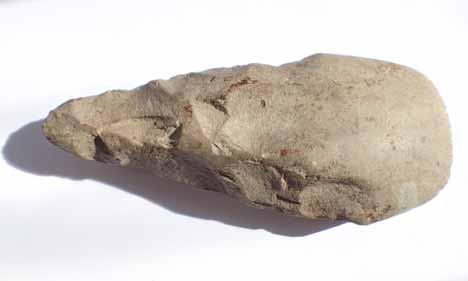 Dr Sargent's Neolithic polished stone axehead - Rosemary Winnall